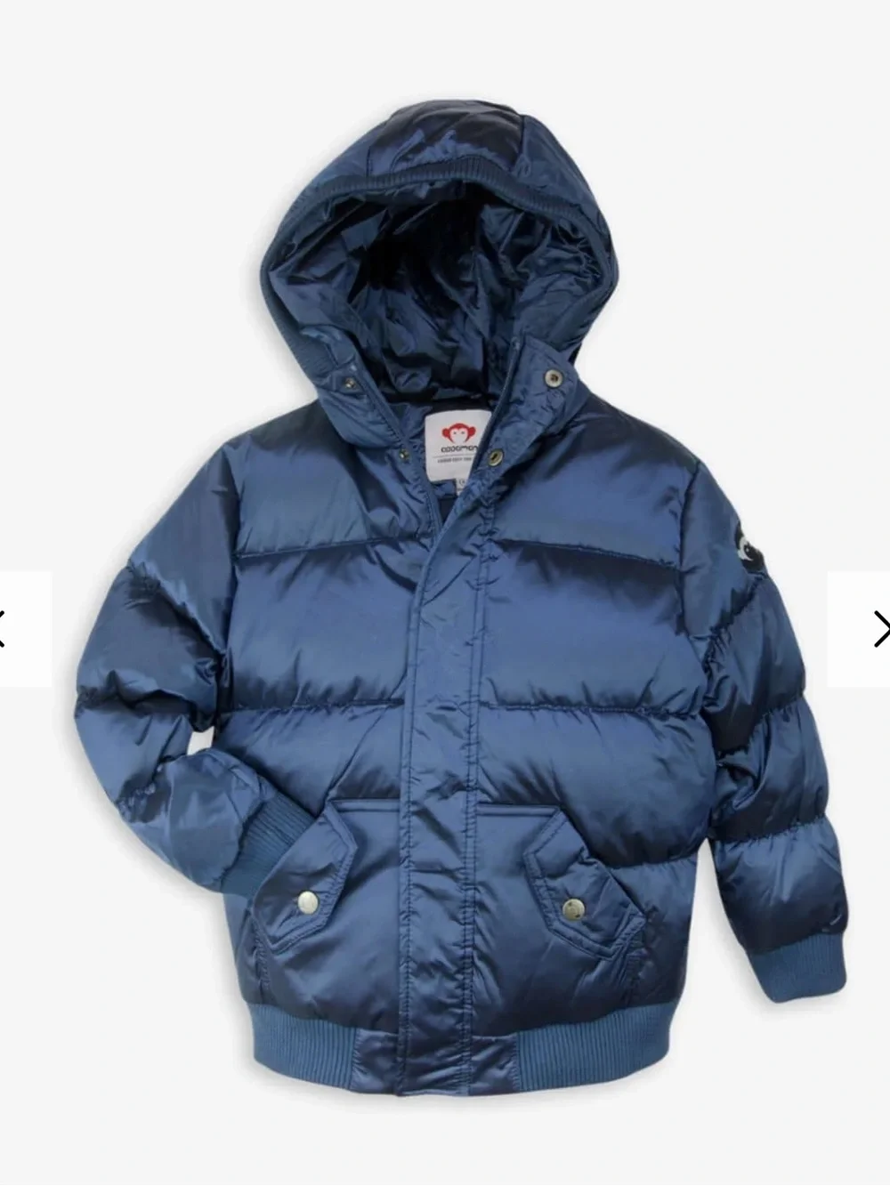 Appaman Navy Blue Slim Puffy Coat